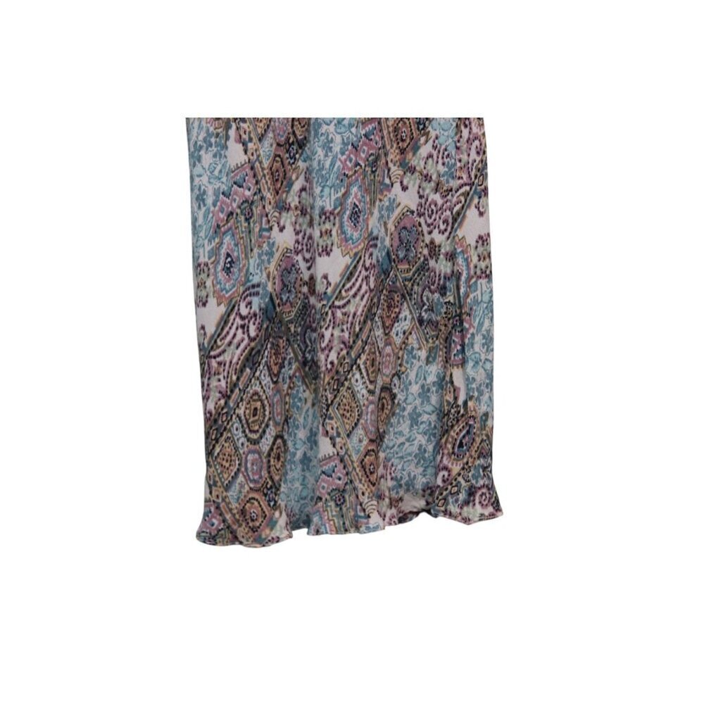 Vintage Y2K 90s Babydoll Dress Medium Multicolor Paisley Grunge Dainty Flowy - Picture 4 of 12